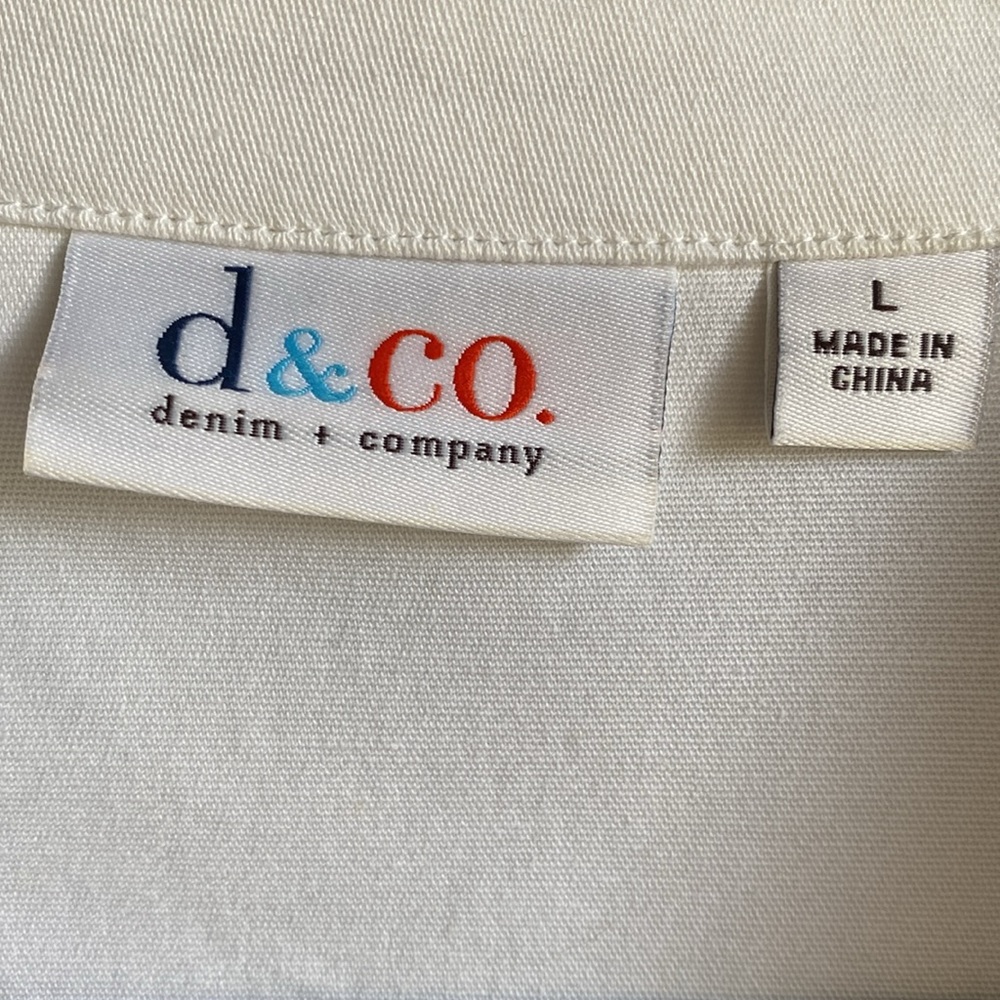 Denim & Co size Large women’s jacket - Picture 2 of 3